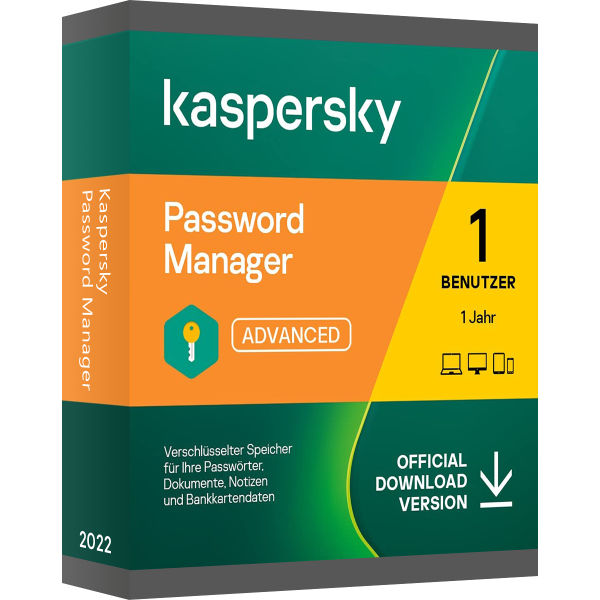 Kaspersky Password Manager 2022 | 1 urządzenie