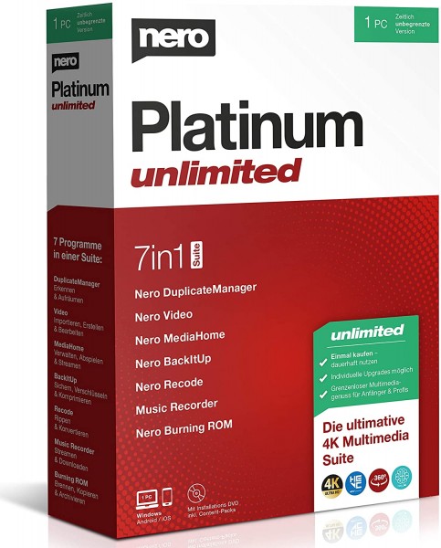Nero Platinum 2022 Unlimited | dla Windows