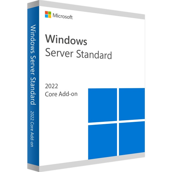 Windows Server 2022 Standard Core Licencja na dodatek rozszerzający