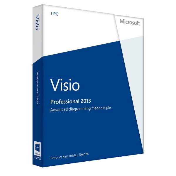 Microsoft Visio 2013 Professional | dla Windows