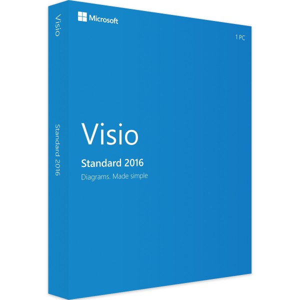 Microsoft Visio 2016 Standard | dla Windows