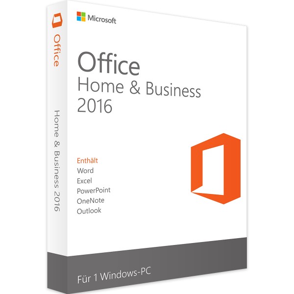 Microsoft Office 2016 Home and Business | für Windows - sprzedaż detaliczna
